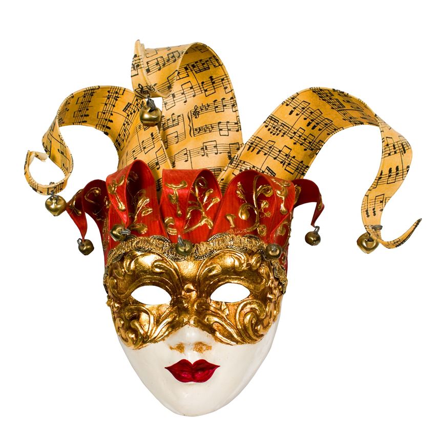 Jedinečná benátská maska. Během karnevalu jich uvidíte stovky a domů si jistě alespoň jednu přivezete!